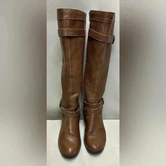 Mossimo Supply Co. Shoes - Mossimo Supply Co Women’s Cognac Leather Boots Size 7